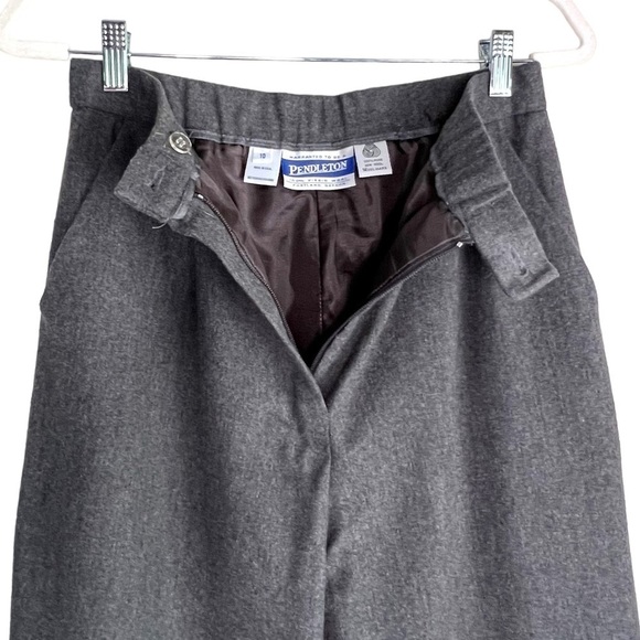 Pendleton Vintage High Rise Fully Lined Gray Wool Pant Made in USA Size 29 - Picture 4 of 10